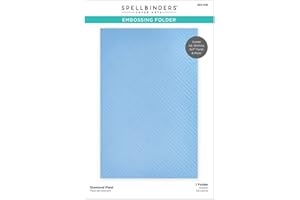 SPELLBINDERS PAPERCRAFTS, INC SES-036 Prägemappe Diamant PL, Halbdeckendes Weiß