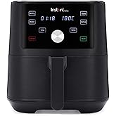 Instant AirFryer, 5.7L Kapasiteli, 1700W, Kızartma Tavası ve Mini Fırın &Ouml;zellikleriyle, Siyah