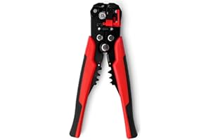 NEW LEADER Automatic Wire Stripper, 3in1 Wire Cutters, Self-Adjusting Professional Cable Stripping Pliers, Electrical Tools and Terminal Crimper for Electricians, Wire Cutting and Crimping, AWG 10-24