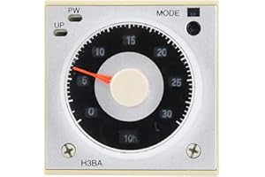 WALFRONT H3BA-N8H Relè temporizzato multifunzione Relè temporizzatore a 8 pin da 1,2 s a 300 h 220 V CA/24 V CC/CA Opzionale con Manuale utente(24VDC/AC)