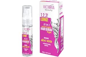 ‎VICTORIA BEAUTY Victoria Beauty - Haarserum für Haarwachstum mit Bio Aloe Vera, Quinoa und Vitaminen A, B3 und B5, optimale Haarpflege für Frauen, Hair Serum, spendet viel Feuchtigkeit, 30ml
