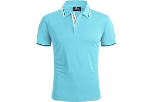 SwissWell Poloshirt Herren Kurzarm Atmungsaktiv Golf Tennis Sport Polo Shirts Sommer Freizeit T-Shirt