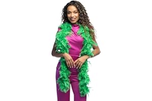Boland - Boa de plumas, colores a elegir, longitud aprox. 180 cm, accesorio de disfraz, charlestón, años 20, flapper, carnaval, fiesta temática