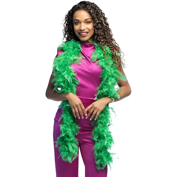 Boa plumes 180 cm multicolore - APTAFÊTES - Plumes de coq - Intérieur Enfant Femme - Taille