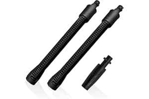 HIERBLA 2PCS Spray Lance Extension for Karcher Pressure Washer Accessory with Adjustable Nozzle - Replacement Spray Gun Extension Wand Compatible with Karcher Pressure Washers K2-K7