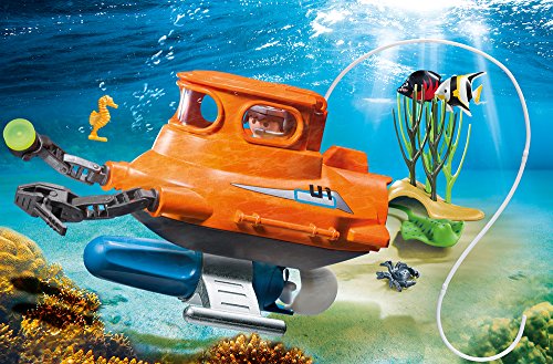 playmobil barco vistas fondo marino