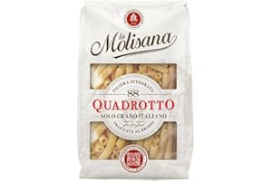La Molisana, Quadrotto n. 88, Pasta da Solo Grano Italiano - Trafilata al Bronzo, Ruvida e Tenace con Eccellente Tenuta in Cottura - Confezione da 500 g