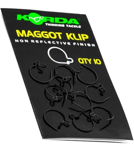 50pcs 3 Sizes Maggot Clips Anti Carp Fishing Hair Rigs For M