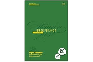 ‎STAUFEN Staufen Style Briefblock - DIN A4, 100 Blatt Briefpapier, Lineatur 20, 70 g/m², blanko, Staufenpost