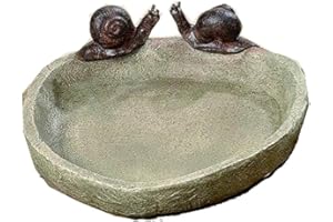 BOLTZE Vogeltränke D21cm braun Kunstharz (Schnecken)