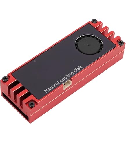 ELUTENG Dissipateur Thermique M.2 SSD 4 Pièces 2280 SSD Avec Coussinet Thermique NVMe