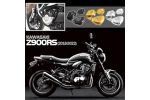 FATEXPRESS Moto CNC En Aluminium Moteur Garde Protecteur Stator Couvercle Latéral Cadre Curseur Kit de Protection pour Ka.wasaki Z900RS Z900 RS Z 900 RS Accessoires 2018 2019 2020 2021 2022 2023（Noir）