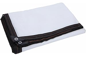 OTIGA Blanco Toldo Vela de Sombra Rectangular,Sombra Solar Sombra De Tela Red Sombra De Malla con Ojales 75% de Bloqueo UV, per Sombreado de Las suculentas del balcón del (2mx3m/6.6ftx9.8ft)