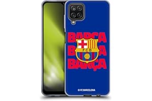 Head Case Designs Licenciado Oficialmente FC Barcelona Escudo del Barça Gráficos Caso Funda de Gel Suave Compatible con Samsung Galaxy A12 (2020)