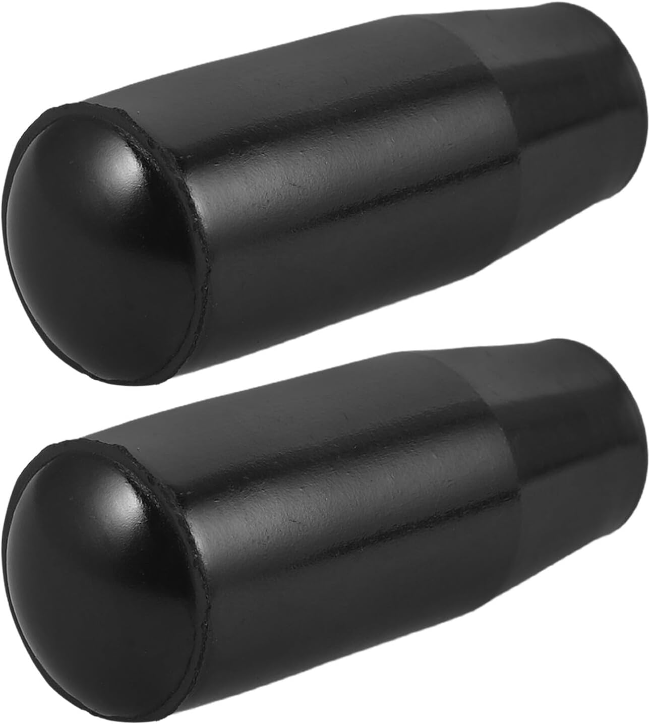 WHAMVOX 2 unidades de 2 tiradores de chimenea de plástico resistente al calor de 8 mm antideslizantes cubiertas para tiradores de puerta de horno piezas de repuesto para chimenea y accesorios de