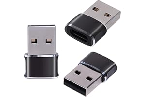LTZGO 3 Pezzi Adattatore USB C (Tipo C) Femmina a USB A Maschio,Ricarica e Trasferimento Dati per iPhone 11 12 13 Pro Max 12 mini,MacBook, iMac, ASUS,iPad,Google Pixel, Huawei Samsung Xiaomi