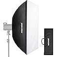 NEEWER 24”x35” (60x90cm) Rectangular Softbox, Studio Monolight Softbox with Bowens Mount, Diffuser & Carrying Bag for Portrait Product Photography, Compatible with S101-400W/300W, SL-70W, CB60/100/150