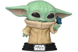 Funko Pop Star Wars The Mandalorian The Child Grogu with Butterfly 468 Exclusive Bobblehead