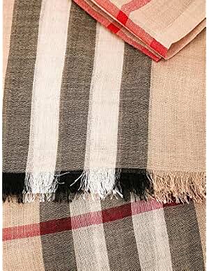 Burberry Women's 3743232 Beige Wool Foulard