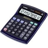 Casio Wd-220Ms-Bu-S-Dp Casio Suya Ve Toza Dayanıklı Hesap Makinesi Mavi