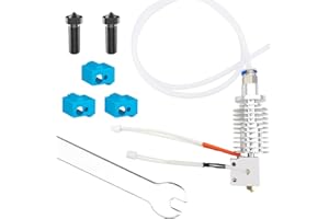 HIKUDIY V5 J-Head Hotend Kit per Anycubic Vyper/Kobra Plus/Kobra Max, set di pezzi di ricambio per stampante 3D con 2 calzini in silicone, 2 ugelli da 0,4 mm, 1 chiave a forchetta da 7 mm