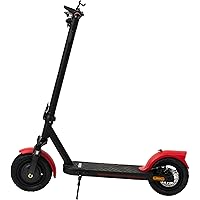 Nilox Monopattino Elettrico, Monopattino Ripiegabile con Ruote Offroad da 10'', Batteria 36V 10Ah, Autonomia 30Km, Display LC