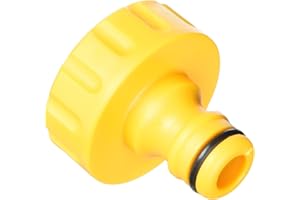 HOZELOCK - Outdoor Tap Connector ø 33.3mm (1") : For Threaded Outdoor Taps, Watertight Connection, Adapter for Connecting a Garden Hose to the Tap, Easy and Robust [2158P0000]