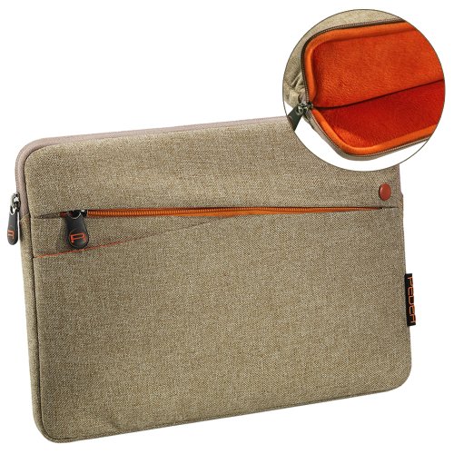 Pedea Tasche mit Zubehörfach für Tablet 25,6 cm (10,1 Zoll) beige - 4