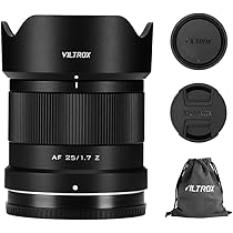Viltrox AF 25mm F1.7 Obiettivo per Fuji X, Autofocus Prime Lens