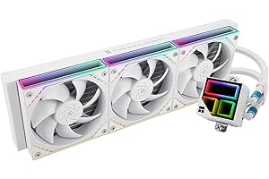 TR Frozen Infinity 360 WHITE, potrójne wentylatory PWM z 2000 obr./min, komputer stacjonarny Aio chłodnica procesora, do AM4/AM5 i Intel LGA1150 1151/1200/2011/1700/1851, ea chłodnica