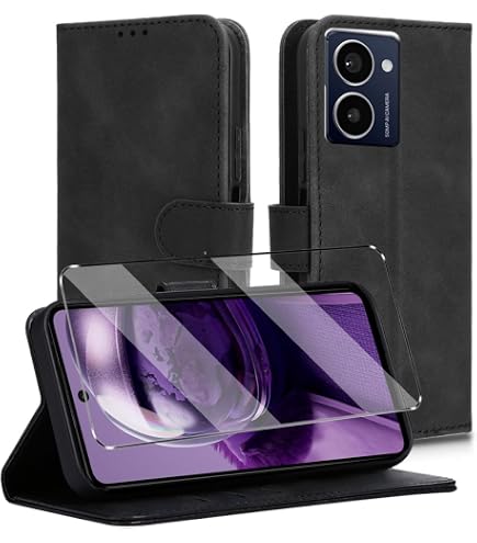 Custodia Portafoglio EASSGU Per HMD Skyline - Flip Cover Con 3 Slot Carte E Supporto - Foto 8