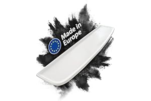 ‎AQUASU aquaSu® Badablage weiß 60 cm - Made in EU - Badregal mit Überlaufschutz - robuste Sanitärkeramik - Wandmontage