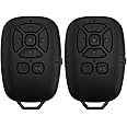 OTOTEC 2pcs Mobile Bluetooth Remote Control Shutter Clicker Mobile Application Wireless Scrolling Page Flipper Camera Shutter Remote Selfie Button Remote Control