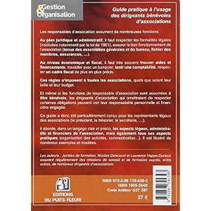 Comment gérer une association - Gestion administrative, juridique, comptable et fiscale. Guide pratique à l'usage des dirigeants bénévoles d'assoc Livre en Ligne Comment gérer une association - Gestion administrative, juridique, comptable et fiscale. Guide pratique à l'usage des dirigeants bénévoles d'assoc Livre en Ligne - Telecharger Ebook