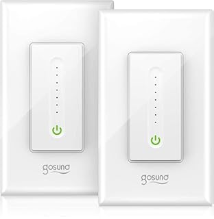 gosund 15a smart wifi light switch with remote control and timer