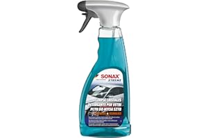 SONAX XTREME Limpiacristales (500 ml) con Pure Water Technology, elimina de manera eficiente huellas de dedos y los restos de nicotina sin dejar restos | N.° 02382410-820
