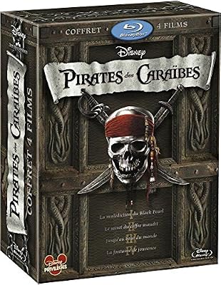 THE WALT DISNEY COMPAGNY pirates des caraïbes - coffret de la tetralogie - blu-ray