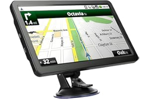 Brynest 9Inch Sat Nav, HD Touch Screen GPS Navigation for Cars Trucks with UK, Europe Maps, HGV Sat Nav Trucks, Lifetime Free Updates, Support Postcode Search, Speed Camera Alert, Voice Guidance, POI