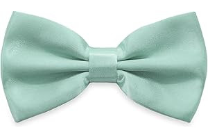 AUSUAYA DE-MBT3 Nœud papillon classique uni pour homme, smoking, costume et chemise, nœud papillon pour garçon