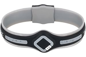 Trion:Z Maxi Loop Magnetic Ion Therapy Wristband for Men & Women Featuring Patented ANSPO Technology (Large, Black)