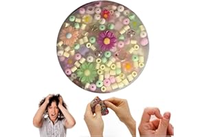 BIGYQIU Picky Pad Fidget Toy - Round Picky Party Pad, Stress-Relieving Sensory Tool for Adults