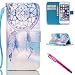 Produktbild iPhone 5/5S/SE Hülle, Slim Retro PU Leder Bookstyle Hülle Tasche Flip Wallet Case mit Strap Portable Handytasche Anti-Scratch Shell Cash Pouch ID Card Slot Magnetverschluss Etui Soft Silikon für Apple iPhone 5 5S SE
