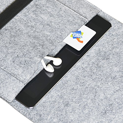 iProtect Schutzhülle iPad Filz Sleeve Hülle Laptop Tasche grau - 7