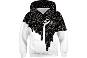 Belovecol Boys Girls Hoodies 3D Novelty Pullover Kids Funny Pullover Sweatshirts Long Sleeve Hooded with Pocket for 6-16 Years