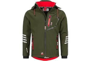 Arctic Seven Herren Softshell Jacke Funktionsjacke Outdoor Regenjacke Atmungsaktiv Fleece Innenfutter AS301