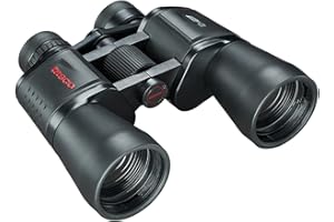 TASCO - Jumelles d'Observation pour Adultes - Essentials -12x50 - Prisme Porro - Noir - 170125 - Housse de rangement - Fort Grossissement - Lumineuse - Sangle Tour de Cou