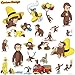 RoomMates Children's Repositonable Wall Stickers, Curious George