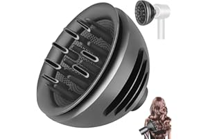 KiimSin Dysza dyfuzorowa, nakładki do suszarki do włosów Dyson HD01, HD02, HD03, HD04, HD05, HD07, HD08, HD14, HD15, dyfuzor fal i loków