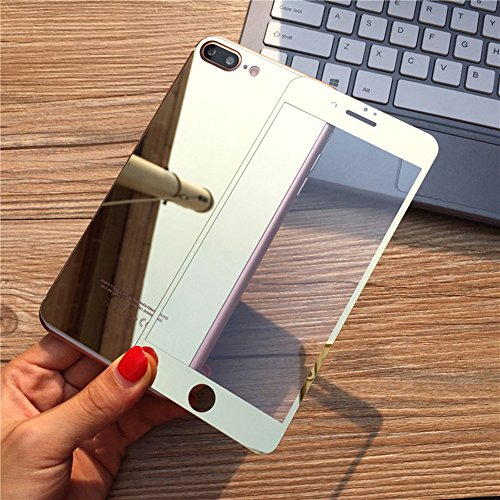 Vorne & hinten Spiegel Effekt ausgeglichenes Glas Screen Protector für iPhone 7/7 Plus