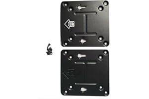 ZAHARA Placa de Montaje del Soporte de Montaje para Intel NUC Vesa 4th 5th 6th 7th 8th 10th 11th con Tornillos sin cráneo o Hades Tornillos vesa